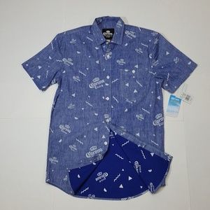 Corona Extra Men's casual Shirts Navy Short sleeve